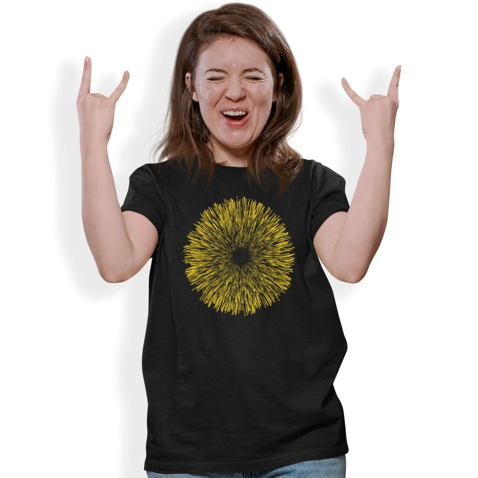 Firework Burst Sparks T-Shirt Hand Printed Birthday Gift Size S - 5XL L