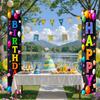 Happy Birthday Door Banner Decorations Porch Banners for Men Women Birthday Porch Sign Party Supplies Decoration for Outdoor Indoor Birthday Decor