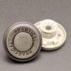 17MM Round Metal Shank Button for Denim Jackets & Overalls