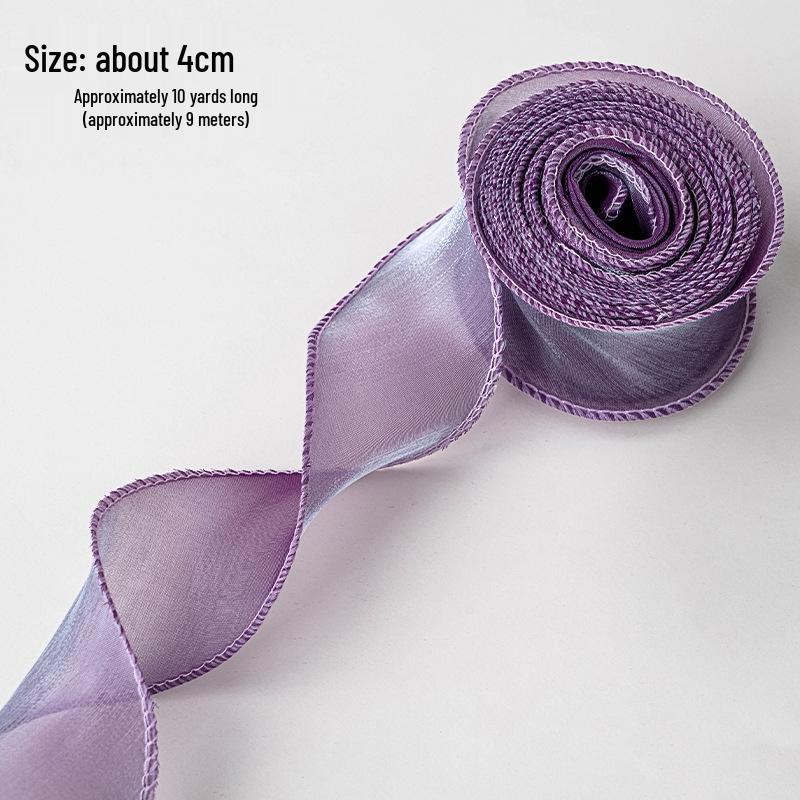Elegant Fishtail Silk Ribbon for Cake and Bouquet Decoration