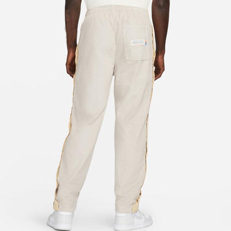 Jordan HTG Collaboration Series Logo Print Sports Pants Men Bottoms Oatmeal DJ7972-236