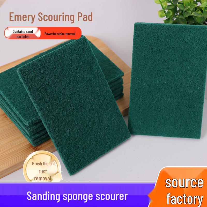 Rust Removal Nylon Kitchen Scouring Sponge and Dishwashing Cloth Set