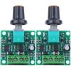 2pcs 1.8V 3V 5V 6V 12V2A PWM DC Motor Speed Controller Low Voltage Control Switch 1803BK