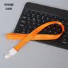 Double-Sided Transparent ID Holder with Lanyard for Student, Access, or Conference Pass and QR Code Tag