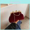 Stylish Shell Bag For Women In Black Coffee Pink And Red Elegant Versatile Shoulder Crossbody Purse