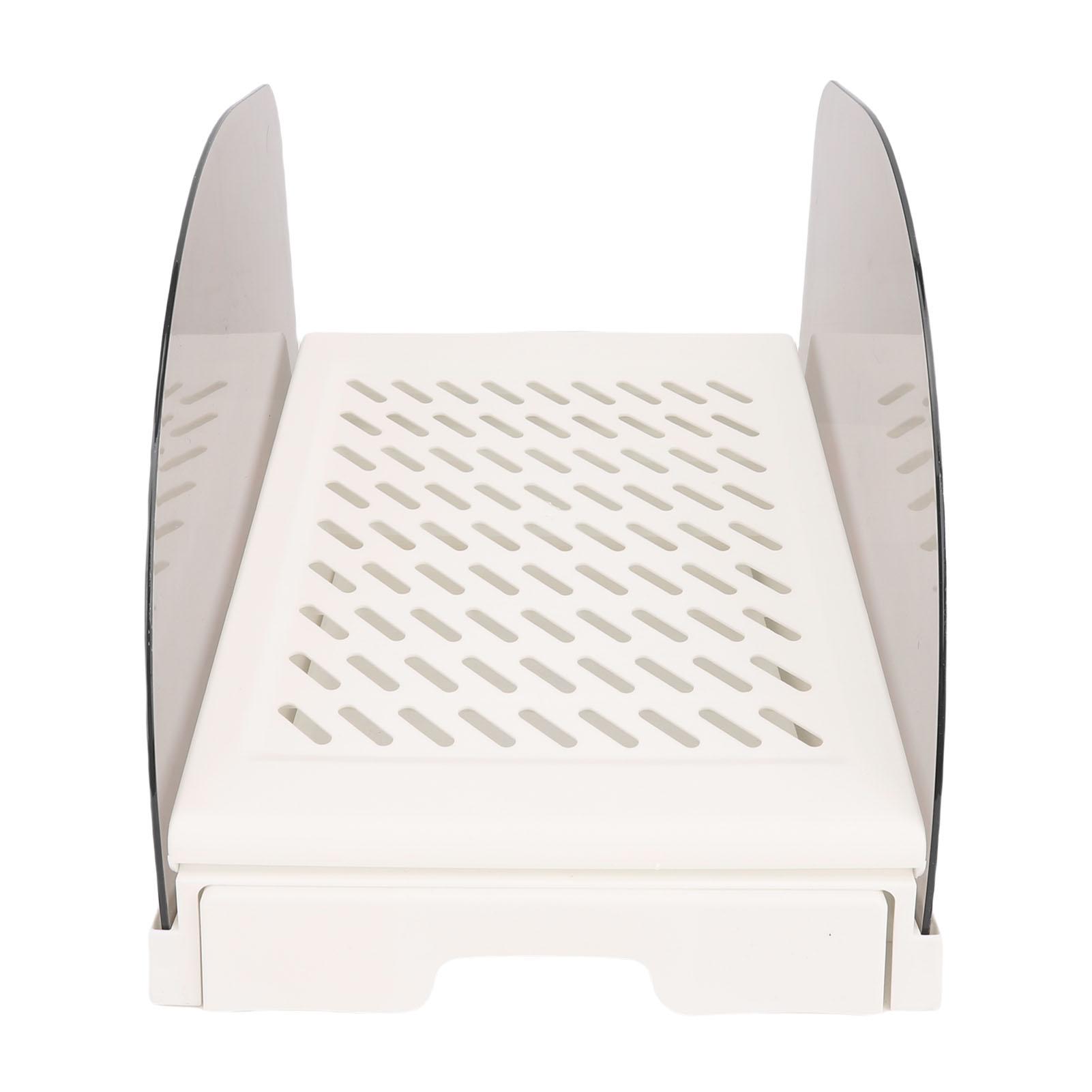 Cat Litter Ramp with Drawer Baffles Height Elevated Litter Box Step Stool Anti Tracking Easy To Clean