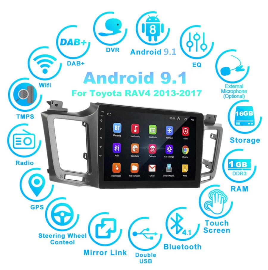 Toyota RAV4 13-17 Car Radio - 10.1" Android 9.1 GPS