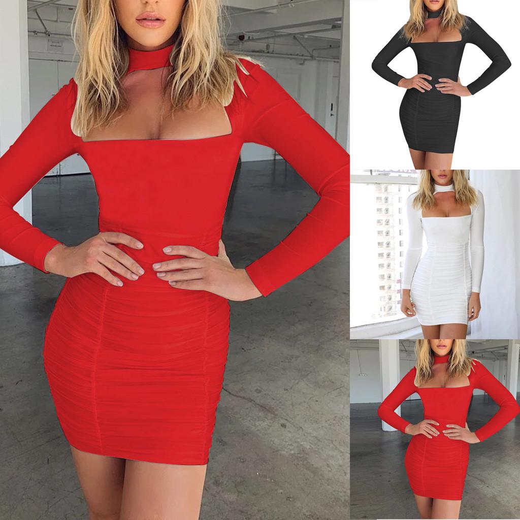 

Women s Fashion Solid Color Long Sleeve Sexy Hollow Fit Pleated Hip Pack Blouses