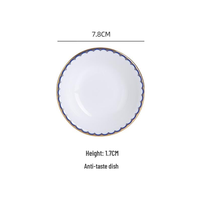 

Ru Han Retro Glazed Ceramic Flavor Dish