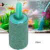 20PCS Green Sandstone Cylinder Aquarium Oxygen Pump Aeration Air Stone Fish Tank Bubble Stones