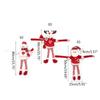 Christmas Curtain Buckle Holiday Party Window Decorations Cartoon Curtain Tieback Holder for Living Room Bedroom Decor