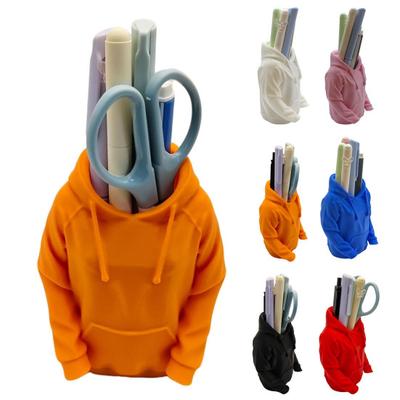 Portalápices Creativo Diseño Único de Sudadera Organizador de Escritorio Impreso en 3D para Bolígrafos Lápices Reglas Tijeras Amplio Almacenamiento de Escritorio Material Escolar