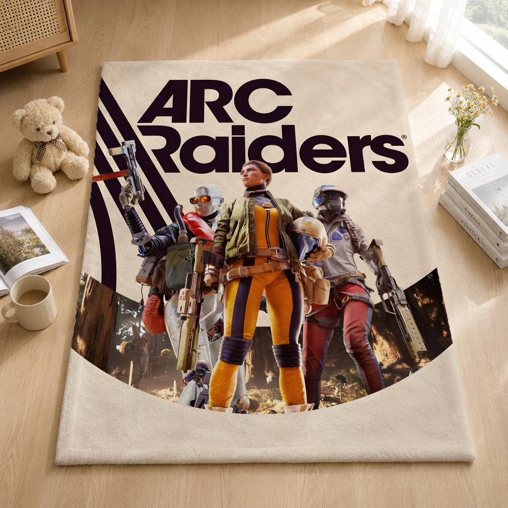 Game A-ARC Raiders Throw Blankets Soft Warm Flannel Blanket Bedding for Bed Living Room Home Sofa