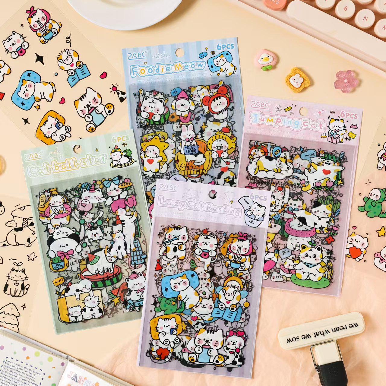 

Yuezhen Meow Fun Theater Cartoon Pet Sticker Pack