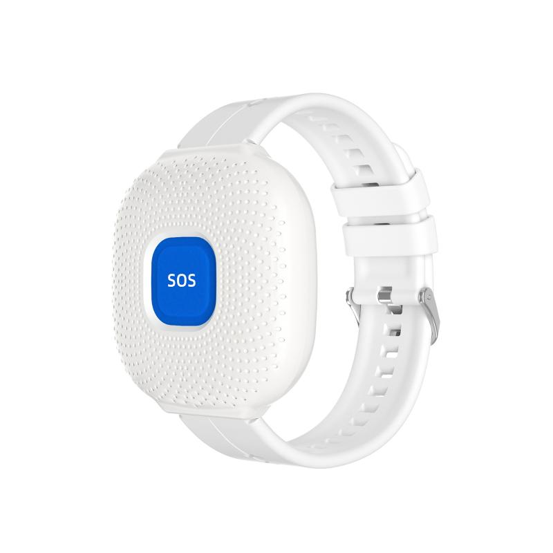 Waterproof Tuya Smart Wifi Safety Sos Bracelet Emergency Alert Sos Watch Elderly Fall Alarm Sos Call Panic Button