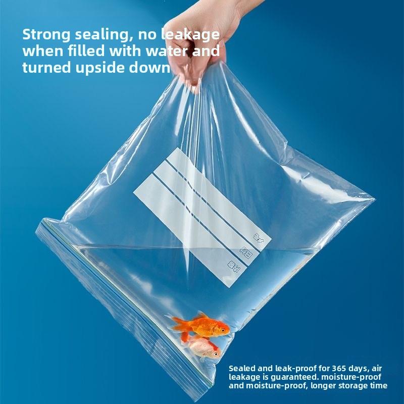 Fresh-keeping Bag Food - Household Thickened Food-grade Sealed Double-strand Sealing Bag - Food Portioning Bag - Refrigerator Freezing