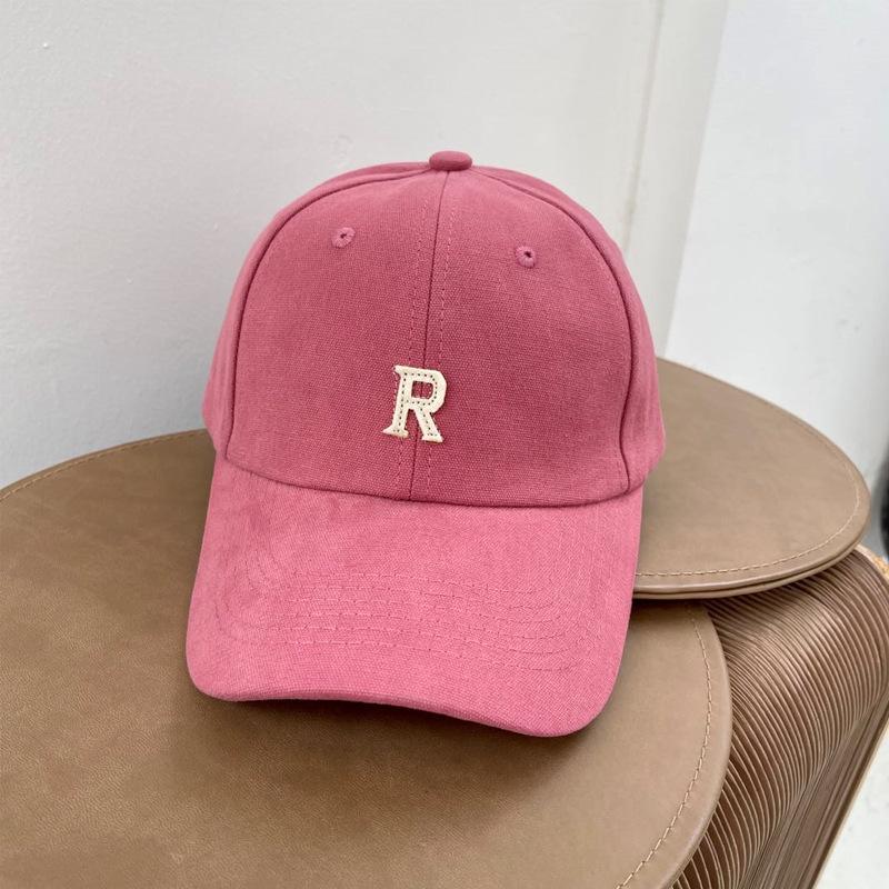 Women's spring hat R word casual couple cap summer fashion versatile outdoor shade men's baseball cap
