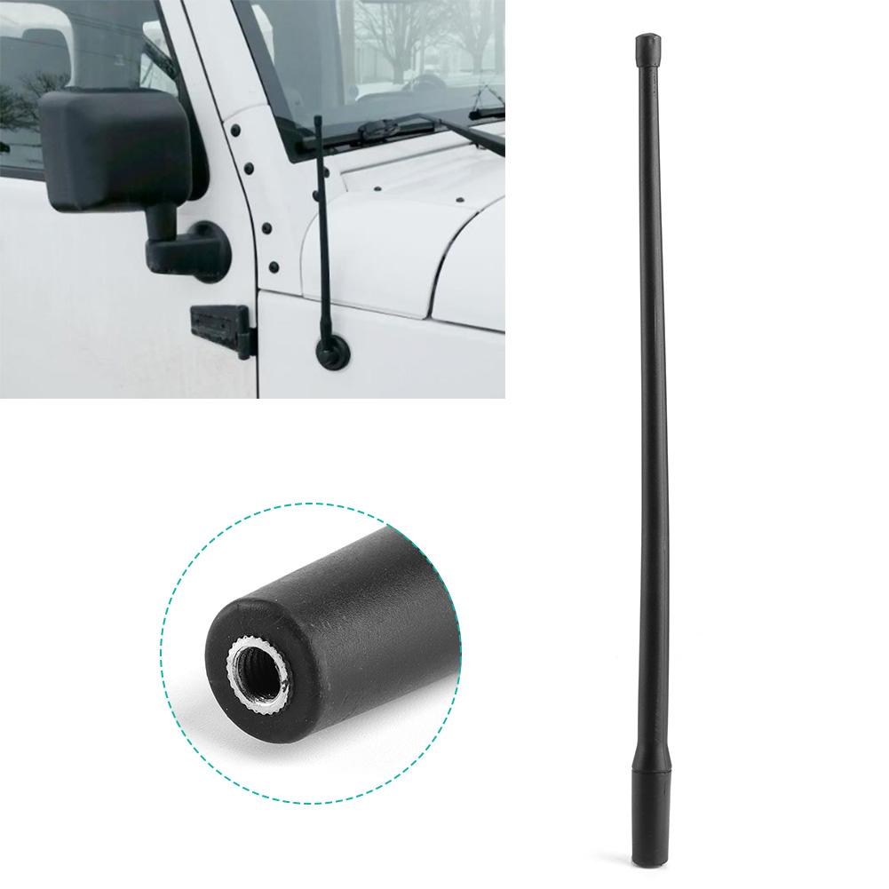33cm 12.99in Car Radio Aerial Flexible Signal Antenna Fits for Jeep Wrangler