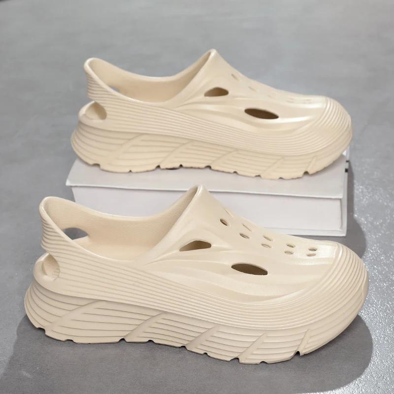 2025 Summer Sandals Men's Sandals Outer Wear Casual Non-Slip Wading Beach Shoes