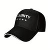 Security Print Casual Baseball Cap Spring Trucker Hat SunProof Hunting Camping Snapback Cap Women Men Streetwear
