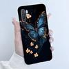 For Samsung Galaxy Note 10 Plus N970F N975F Phone Case Butterfly Flower Girl Design Soft Silicone TPU Back Housing Note10 Covers