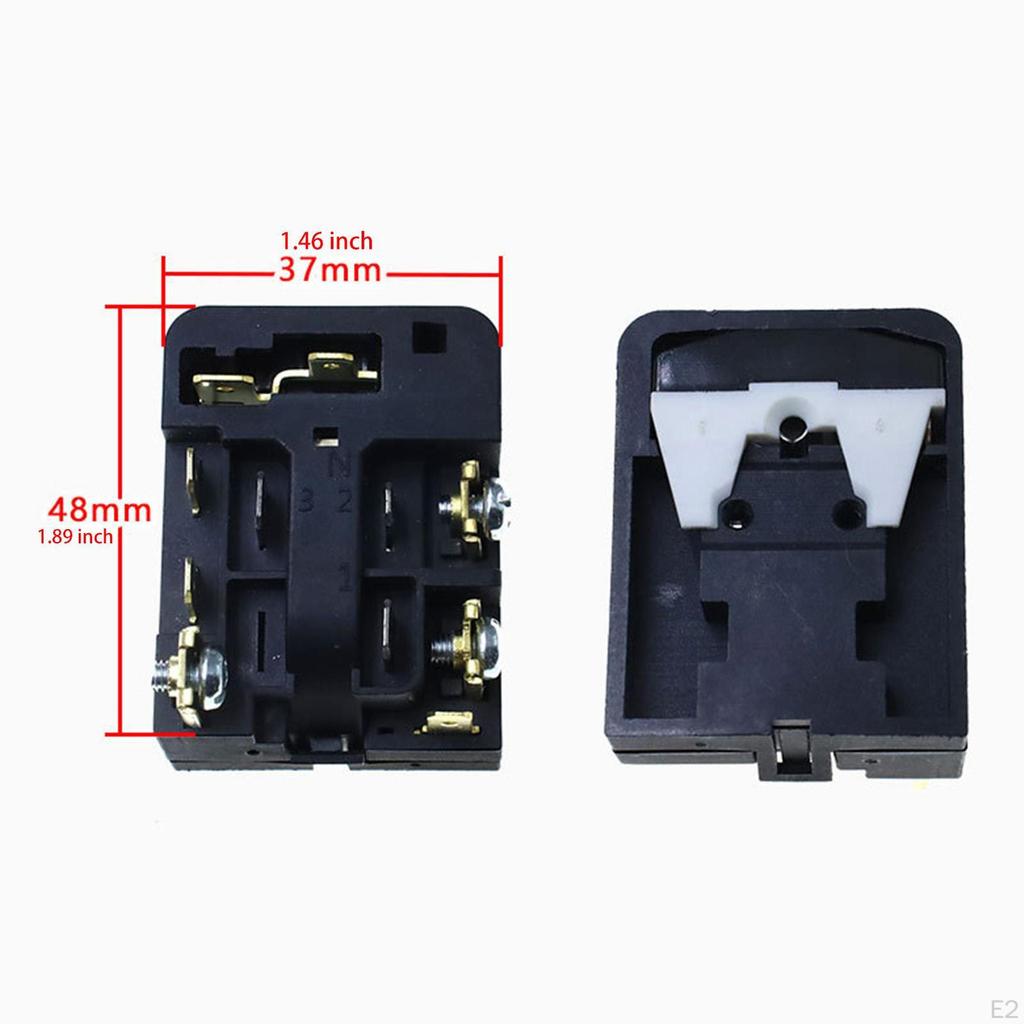 Refrigerator Compressor PTC Starter 6SP9009 Lightweight Easy Installation Freezer Spare Parts