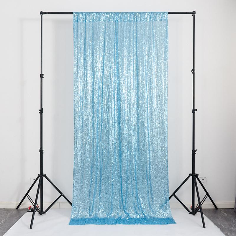1PCS Sequin Backdrop,Glitter Background Curtains Shimmer Photography for Party Wedding Birthday Christmas Baby Shower Back Drop Decor