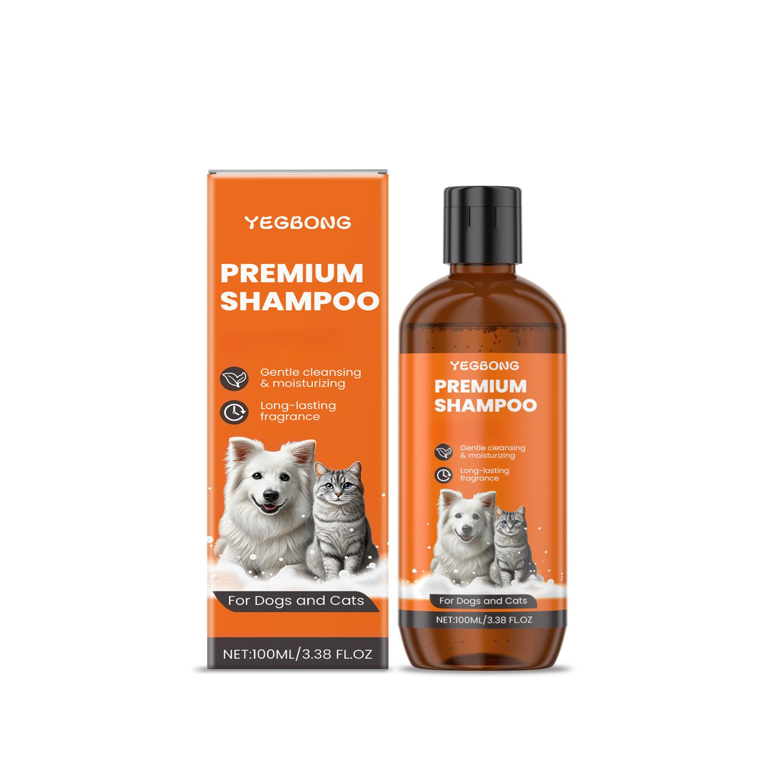 Pet Shampoo Gentle Ingredients for Cleaning Odorous Pet Hair, Making it Fluffy and Smooth