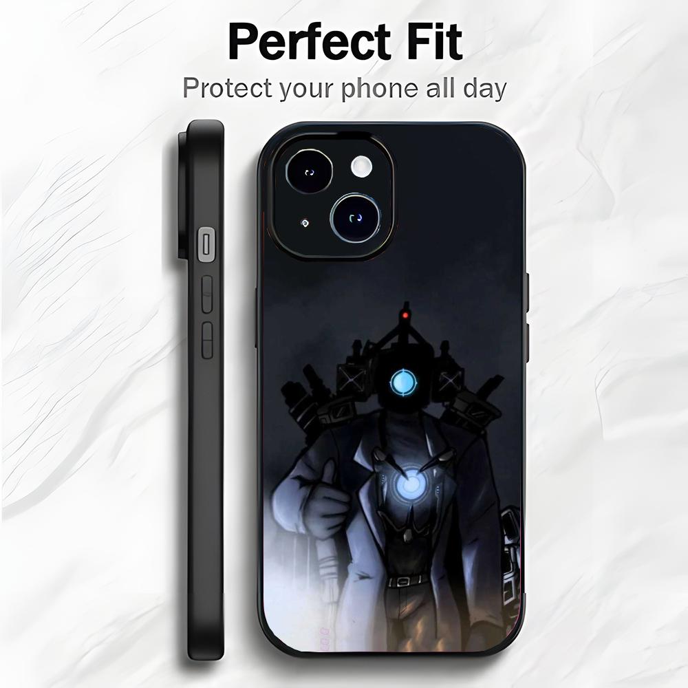 Art S-Skibidi Toilet Internet Meme Phone Case Phone Case Soft Packaging Lightweight For iPhone17 16 15 14 13ProMax