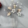 4Pcs Sets Handmade Wedding Hair Accessories Elegant Flower Hairpin  Wedding Ceremony