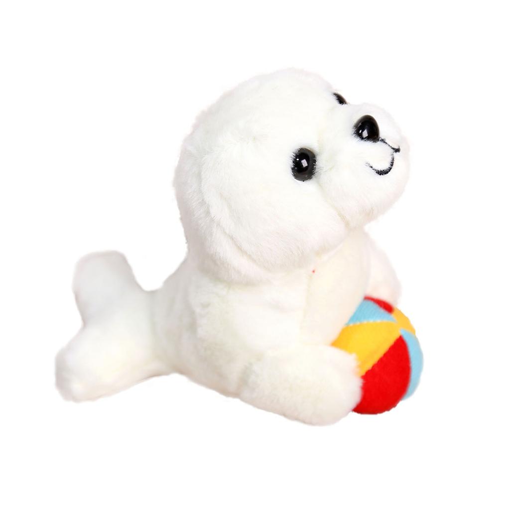 Cute Seal Pendant Keychain Marine Animal Plush Toy Doll Girl Bag Pendant