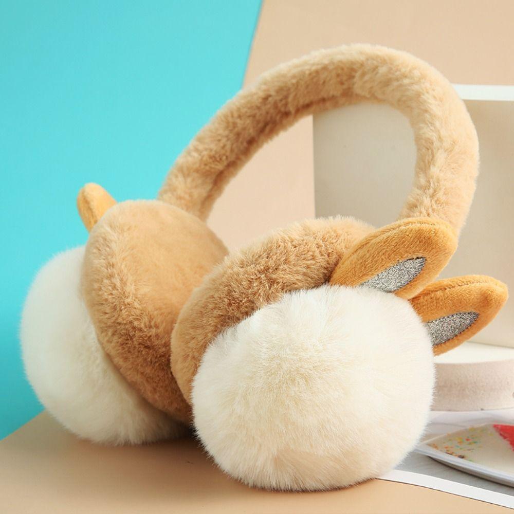 Cold Protection Folding Ear Warmer Winter Warm Foldable Earflaps  Women Men Accessories