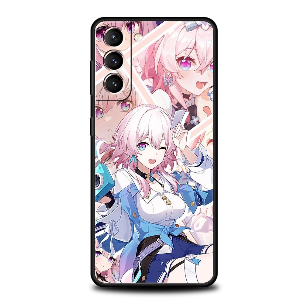 Carcasă de telefon Honkai Star Rail moale pentru Samsung Galaxy S24 S23 S22 S20 Ultra S21 FE 5G S10 S9 Plus S10E S8 20 silicon TPU capac