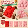 Christmas Chocolate Baking - Silicone Santa Shape for Baking, Party Dessert, DIY Chocolate Making