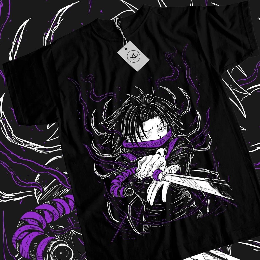 Feitan Tshirt Hypland Hunter X Hunter Girt Portor Graphic Anime TShirt Black S