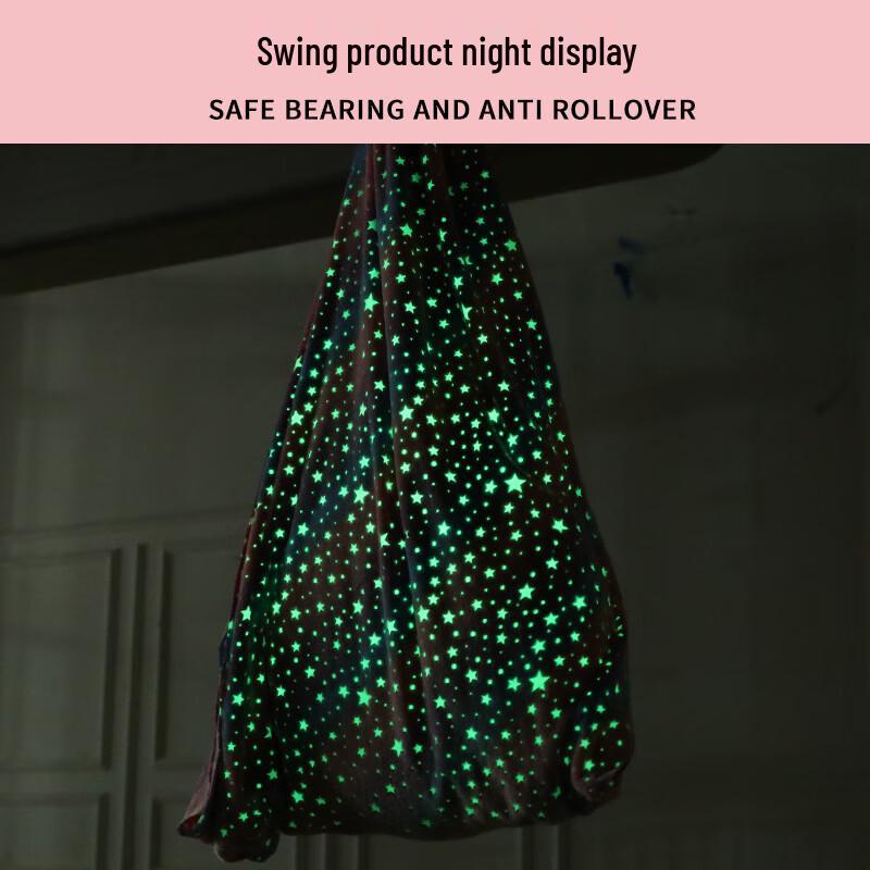 Indoor Outdoor Luminous Flannel Yoga Hammock