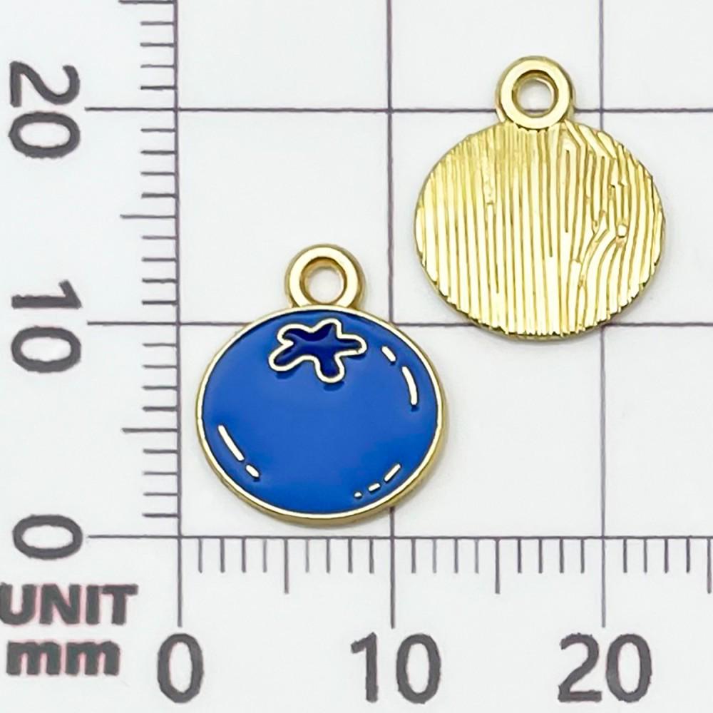 30 Colorful Fruit Enamel Pendants for DIY Jewelry - Apples, Watermelons, Cherries