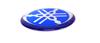 Yamaha Tuning Fork Emblem Sticker, Blue, Genuine Product, 1.6 Inches (40 Mm)