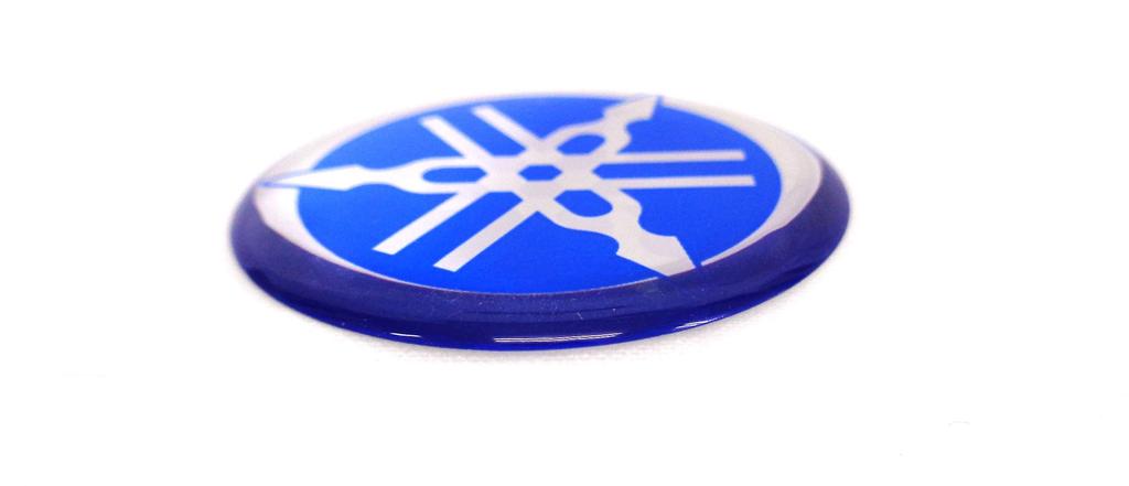 Yamaha Tuning Fork Emblem Sticker, Blue, Genuine Product, 1.6 Inches (40 Mm)