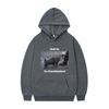 Hold On I'm Overstimulated Baby Hippo Moo Deng Funny Meme Hoodie Men Women Casual Oversized Pullover Hoodies Men's Sweatshirt