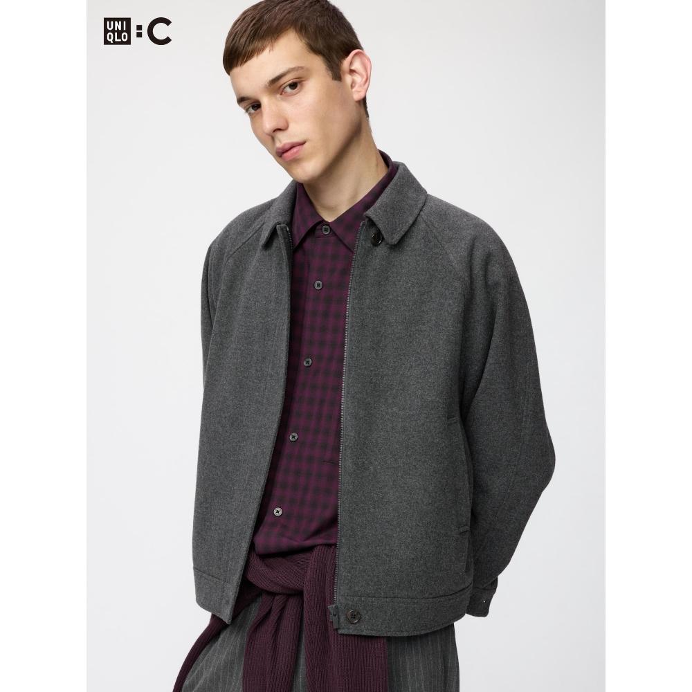 Uniqlo Wool Blend Harrington Jacket