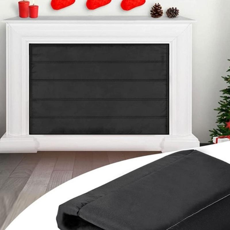 Indoor Fireplaces Cover Keep Draft Out Stops Heat Loss Fireplaces Draft Stopper
