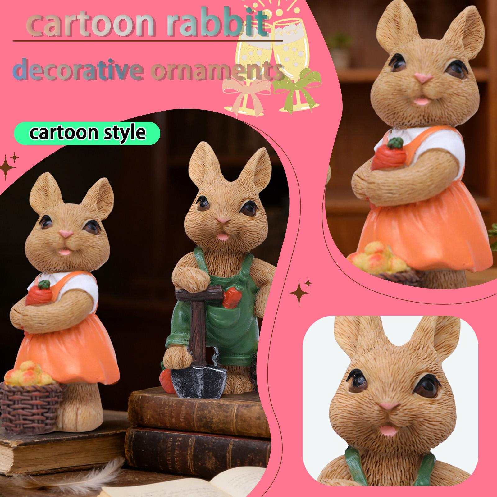 

Милий тваринний візок Креативна садова прикраса-тварина Декор One Size