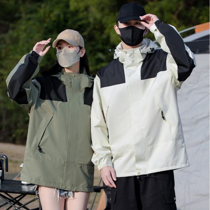 Men's and Women's Korean Style Jackets Casual Outdoor Mountaineering Sportswear Jackets for Spring and Autumn Coat Trendy Couple Jackets