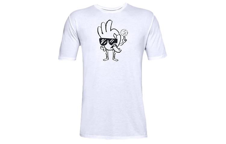 Under Armour Johnson T Shirt Men s White 1357000-100 L