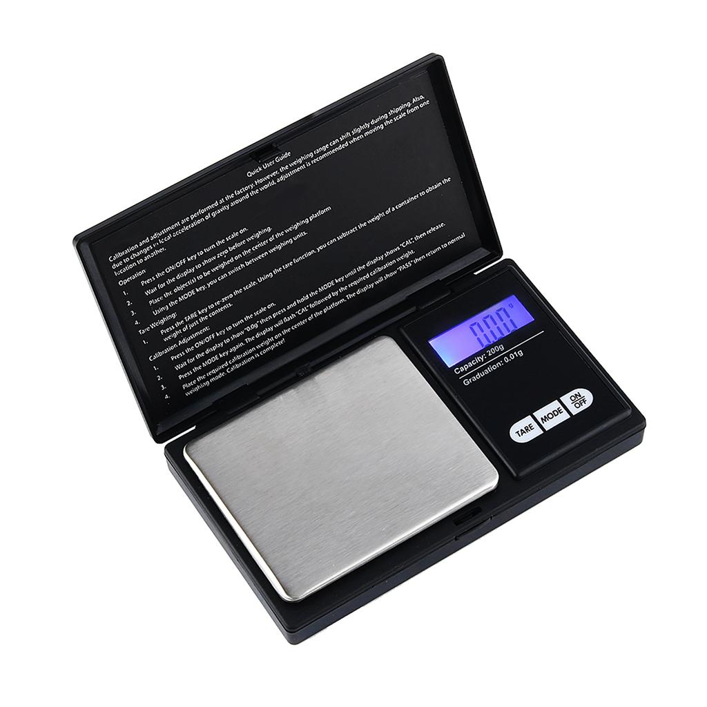 200g X 0.01g Pocket Digital Scale Portable Gram Jewelry Gold Silver Coin Herb
