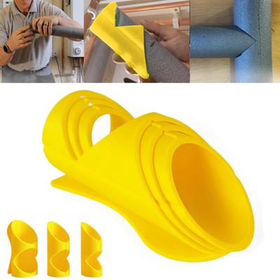 3Pcs Foam Pipe Insulation Cutting Tools Precise Alignment Widely Applicable Reusable Foam Pipe Cutter Tools