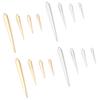 50-200pcs/lot Cone Charms Pendants Plastics CCB Rivet Spike Beads Charms For Women Man Hoop Earring Necklace Jewelry Making