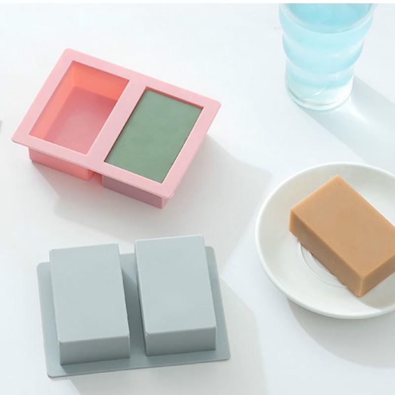 Silikon-Kuchenform, 8 x 5 x 3,2 cm, gerade Seite, Backsteinform, Backwerkzeuge, handgefertigte Seifenform