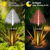 Metal Outdoor Decoration Gift Metal Agave Plants Outdoor Decor, Metal Agave Yard Art Garden Lights Solar Outdoor, 7 Color Changing Garden Yard